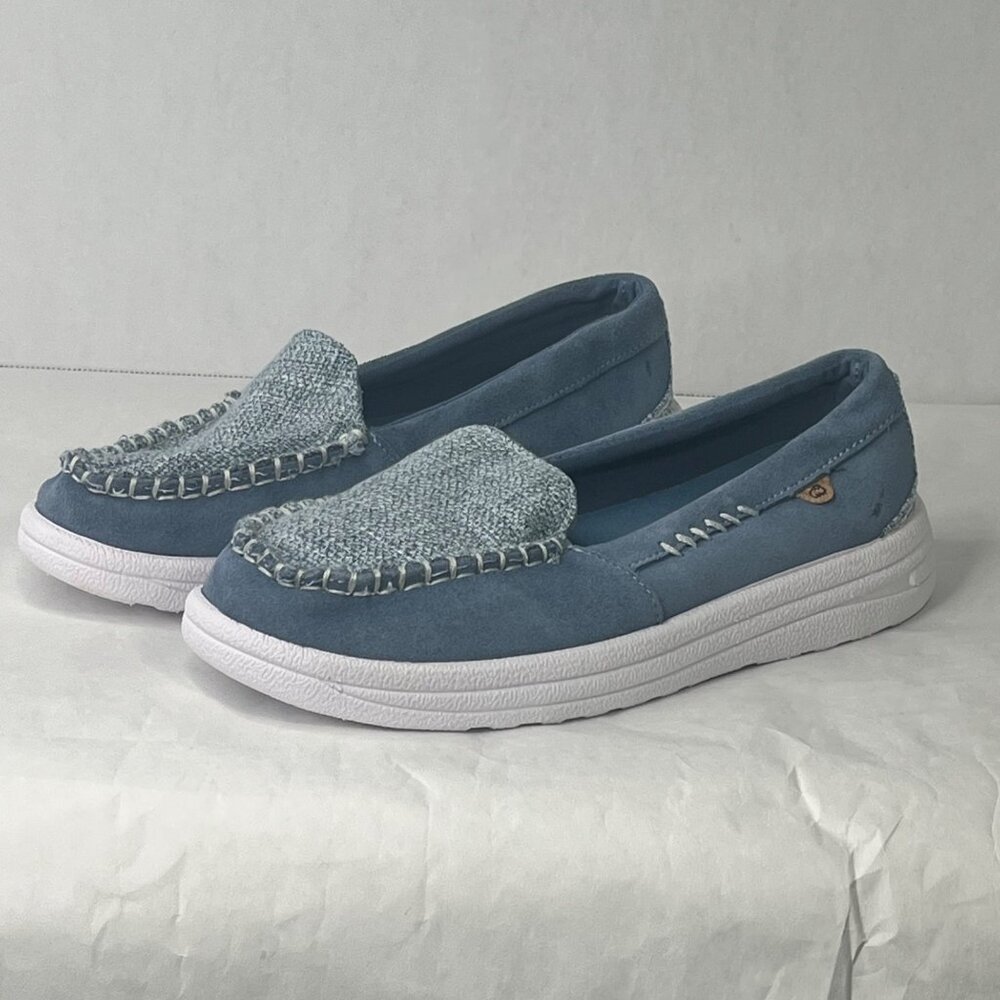 Womens Blue Loafers By Lano Slip-On size 6 new with tags